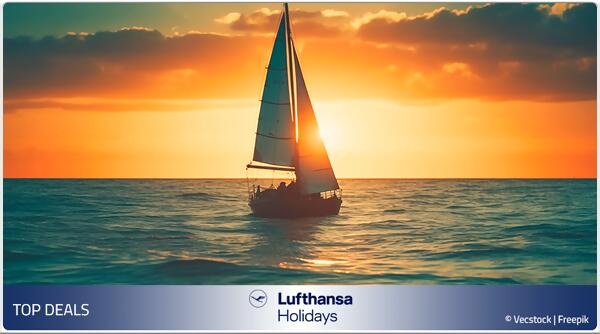 Lufthansa Holidays <b style= font-size:12px; font-family: Titillium Web, sans-serif; font-weight: 400; >• Urlaubsschnäppchen •</b>